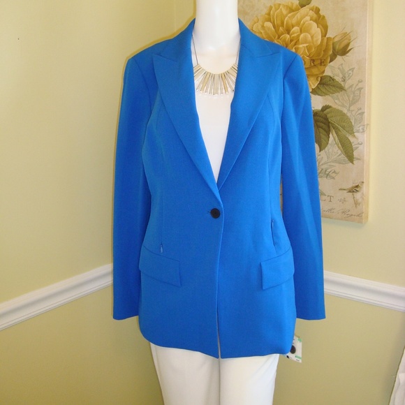 Anne Klein Blue Blazer - Picture 1 of 6
